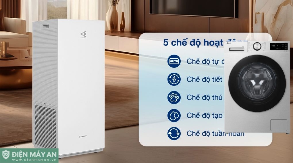 Máy lọc không khí Daikin MCK70ZVM7-W 82W
